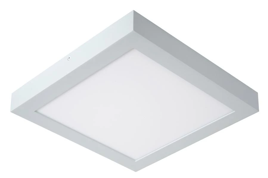 Lucide BRICE-LED - Plafonnier Salle de bains - LED Dim. - 1x30W 3000K - IP44 - Blanc - éteint